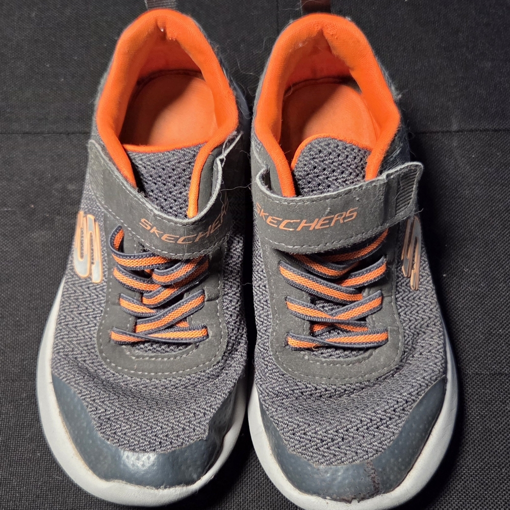 Skechers Gray and Orange Sneakers